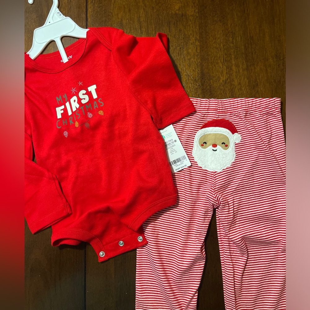 First Christmas Baby Outfit New
